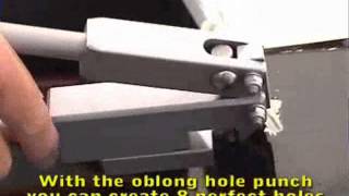 Oblong hole punch [upl. by Ninel805]