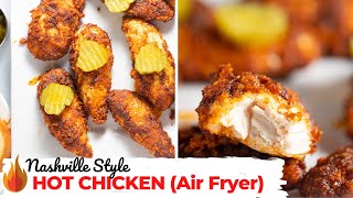 Nashville Style Air Fryer Hot Chicken Tenders [upl. by Yrrok]