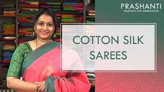 Cotton Silk Sarees  Rs 1000 Onwards [upl. by Cousin]