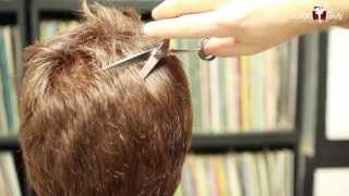 How to Thin Out Thick hair  Haircutting Techniques [upl. by Mcconaghy]