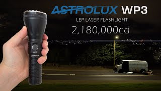 ASTROLUX WP3 LEP laser flashlight  2952m range  TypeC charging  21700 battery included [upl. by Sirronal]