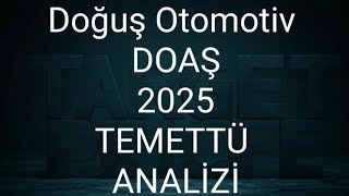 Doğuş Otomotiv DOAŞ 2025 temettü analizi [upl. by Searcy]