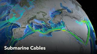 Animated Maps Submarine Cables [upl. by Xet84]