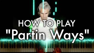 Polo G  Partin Ways PIANO TUTORIAL  Sheet Music  Instrumental  Chords  Karaoke [upl. by Hyps]