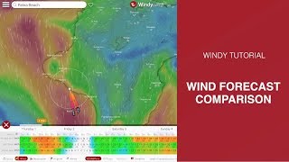 Wind Forecast Comparison  WINDY TUTORIAL [upl. by Letha900]