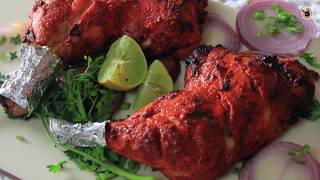 Chicken Tandoori Recipe  Restaurant Style Homemade Chicken Tandoori  Easy Chicken Recipes [upl. by Curran]