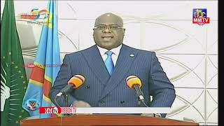 Discours du pres Félix Tshisekedi  Fin de la coalition FCC  CACH [upl. by Ayarahs]