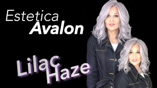 Estetica AVALON Wig Review  LILAC HAZE  SMOKEHOUSE COLORS  3 Lighting Schemes  STYLING [upl. by Dowdell672]