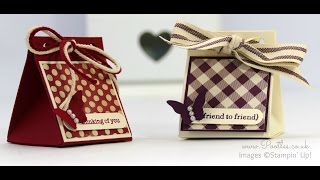 2x2 Triangular Treat Box Tutorial [upl. by Studdard588]