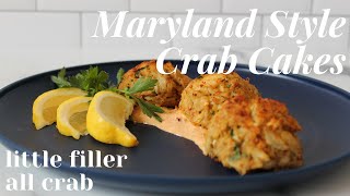 MARYLANDSTYLE CRAB CAKE SERVED WITH REMOULADE SAUCE [upl. by Rives]