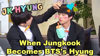 When Jungkook Becomes BTSs Hyung [upl. by Puduns574]