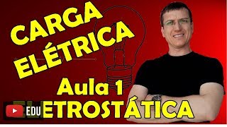 CARGA ELÉTRICA  ELETROSTÁTICA  AULA 1  Prof Marcelo Boaro [upl. by Quinby]