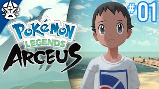 WELCOME TO HISUI  Pokemon Legends Arceus Episode 1 [upl. by Gotthard587]