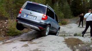 SKODA YETI 4 x 4 ON TERRAIN [upl. by Karylin]