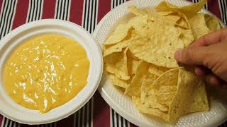 eat Restaurant Style Chips with Tostitos Salsa Con Queso Cheese Dip [upl. by Fin]