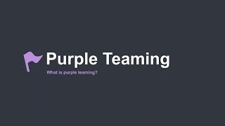 Purple Teaming Explained [upl. by Annahsit]