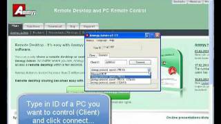 Remote Desktop access Ammyy Adminmp4 [upl. by Alorac646]