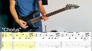 TOOL  Schism Full Guitar Lesson w Tabs The way Adam Jones plays it [upl. by Witkin]