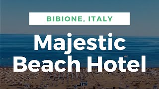 Superior Double Room with Side Sea View and the beach in the Majestic Beach hotel Bibione Italy [upl. by Kress]