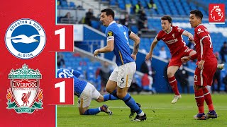 Highlights Brighton 11 Liverpool  Late penalty drama after Jotas opener [upl. by Yemac128]