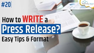 How to Write a Press Release PR Full Guide With Press Release Writing Tips amp Example [upl. by Anwat]