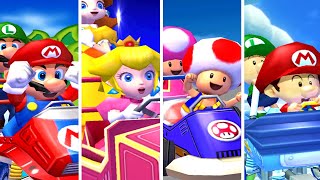 Mario Kart Double Dash  All Characters 2nd Place Animations [upl. by Monteria285]