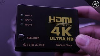 How to connect two HDMI devices to one MONITOR  CreatorShed [upl. by Hartman]