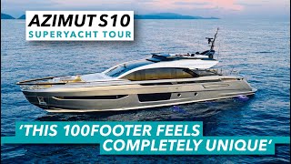 Azimut S10 superyacht tour  This 100 footer feels completely unique  Motor Boat amp Yachting [upl. by Tennaj]