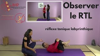 Observer le réflexe tonique labyrintique RTL [upl. by Joh]