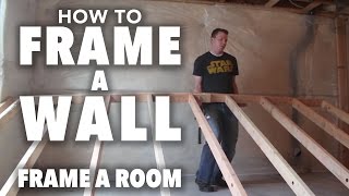 How to Frame Part 1  Framing a Wall [upl. by So958]