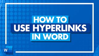 How to Use Hyperlinks in Microsoft Word Hyperlink in Word Tutorial [upl. by Bui113]