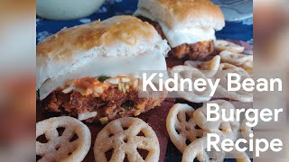 Kidney Bean Burger Recipe [upl. by Augusta]