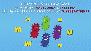 Antibióticos versus bacterias [upl. by Gaudette]