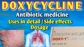 Doxycycline capsules  Doxycycline capsule 100mg  Doxycycline Lactic acid bacillus capsules [upl. by Adiesirb]