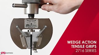 Instron® 2716 Series Wedge Action Tensile Grips [upl. by Ardeha62]