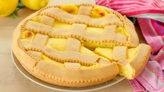 CROSTATA AL LIMONE Ricetta Facile  Fatto in casa da Benedetta [upl. by Nagiam]