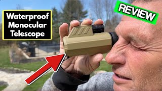 Waterproof Monocular Telescope Review [upl. by Kaye628]