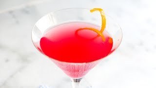 Perfect Cosmopolitan Cocktail Recipe [upl. by Natsirhc]