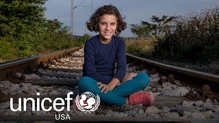 Hibas Story TenYearOld Syrian Refugee  UNICEF USA [upl. by Ynalem374]