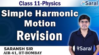 Simple Harmonic Motion SHM Revision Physics Class 11 JEE NEET [upl. by Llednik]