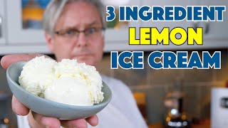 🍋 Just 3 Ingredients Lemon Ice Cream No Cook Recipe [upl. by Audra]