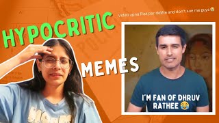 Dhruv Rathee And Politicians Hypocrisy Memes 😂 andhbhakt [upl. by Ahsiam46]