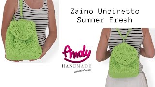 Tutorial zaino uncinetto summer fresh [upl. by Aneehsit50]