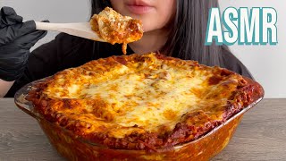 ASMR SUPER BEEFY CHEESE LASAGNA MUKBANG  WET PASTA SOUNDS No Talking Eating Sounds [upl. by Ludwog]