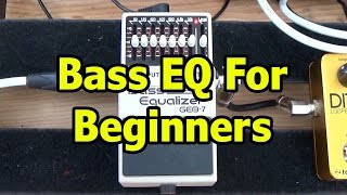 Bass Guitar EQ for Beginners Graphic and Parametric [upl. by Neelak]