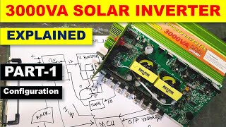 439 3000VA Solar Inverter Circuit Explained  Part 1 Block Diagram [upl. by Ryle]