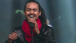 Kushal Acharya  quotRam Sailee amp Syndicate Mashupquot  Live Show  The Voice of Nepal 2018 [upl. by Wiltz]