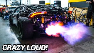 WE MADE THE LOUDEST LAMBORGHINI IN THE WORLD TWIN TURBO 1200HP [upl. by Asiralc339]