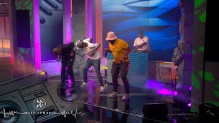 Mpura Zuma Reece Madlisa amp Busta 929 Perform ‘Umsebenzi Wethu’ — Massive Music  Channel O [upl. by Ragouzis]