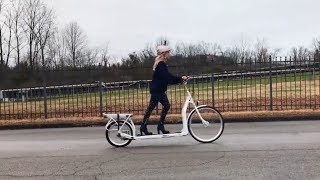 The Electric Walking Bike A Treadmill on Wheels  Pickler amp Ben [upl. by Obadias]